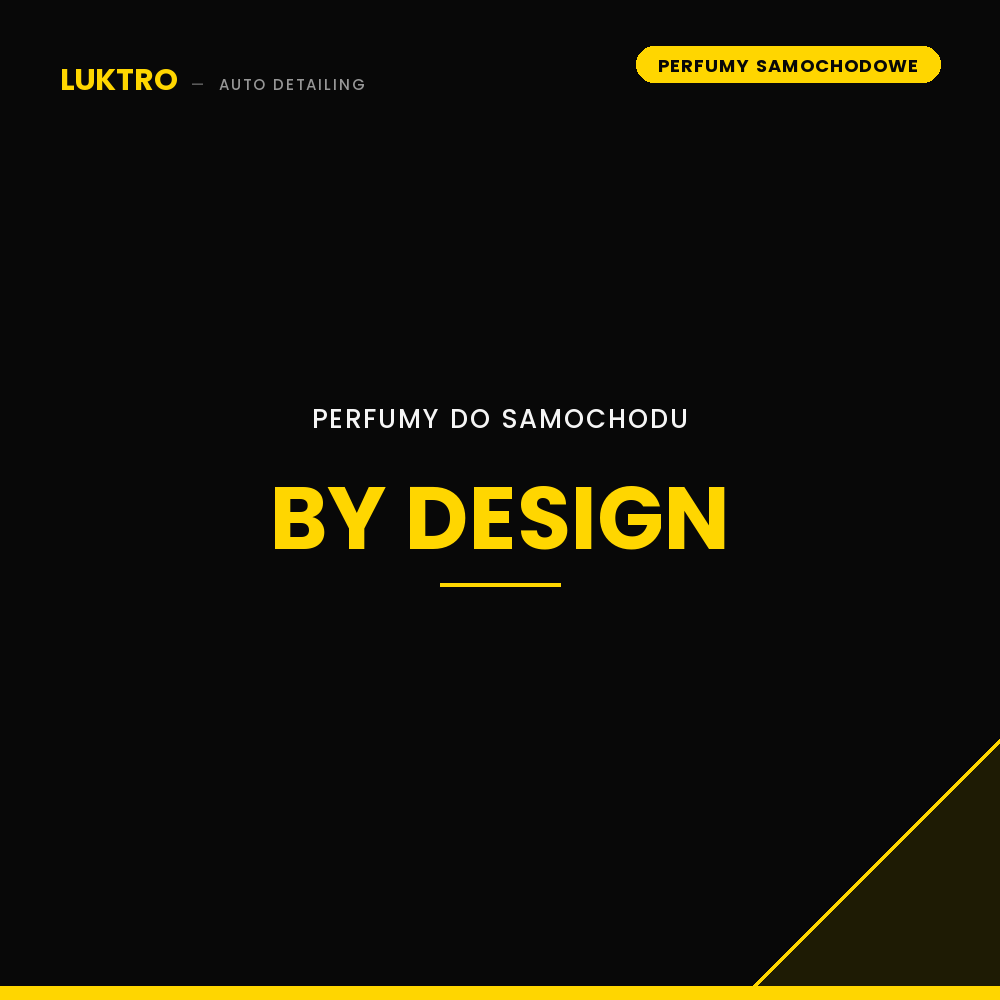 Perfumy do samochodu – By design