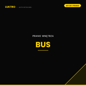 Pranie wnętrza – bus